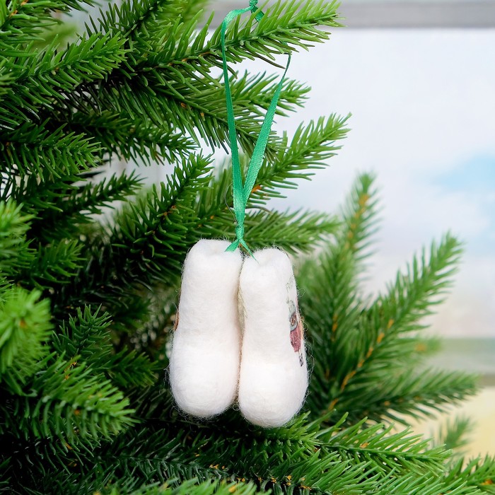 Подвеска «Пара Валенок», друзья, 5,5×4 см, ручная работа