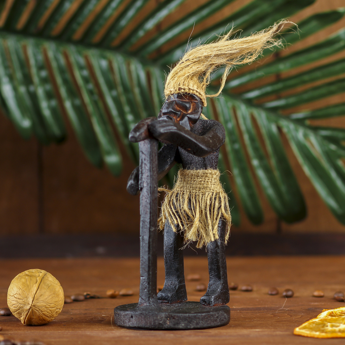 Сувенир дерево "Абориген поёт" 14х7,5х7,5 см