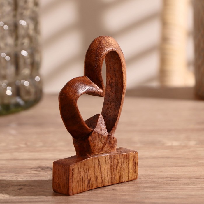 Сувенир дерево "Сердце любви" 10х8х2,5 см