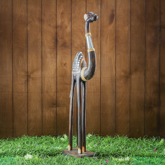 Сувенир дерево "Тёмный верблюд" 26х12х80 см