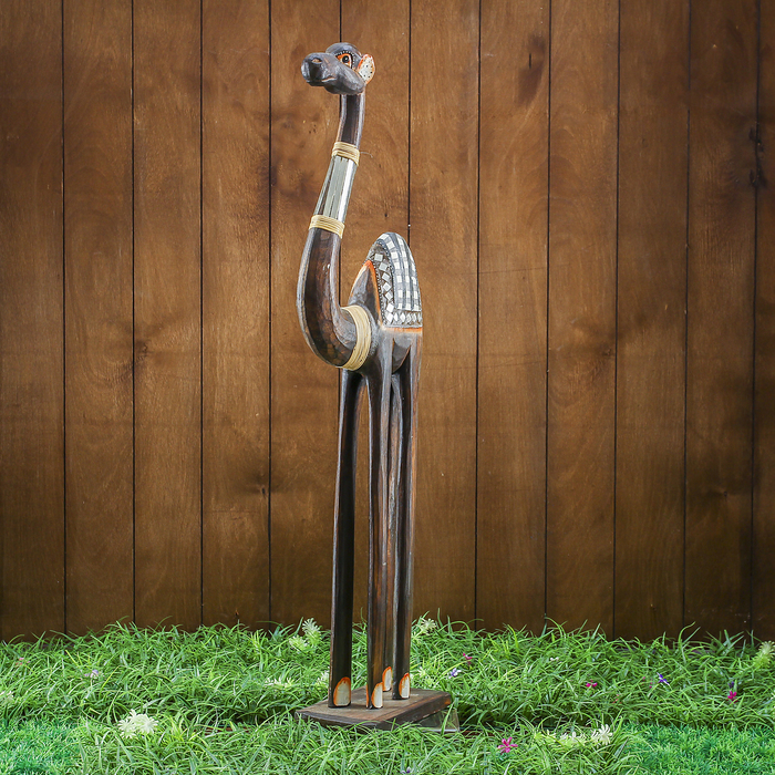 Сувенир дерево "Тёмный верблюд" 26х12х80 см