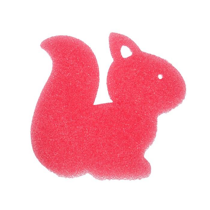 Детская губка-мочалка «Лесные друзья» для купания, игровой набор 4 шт.