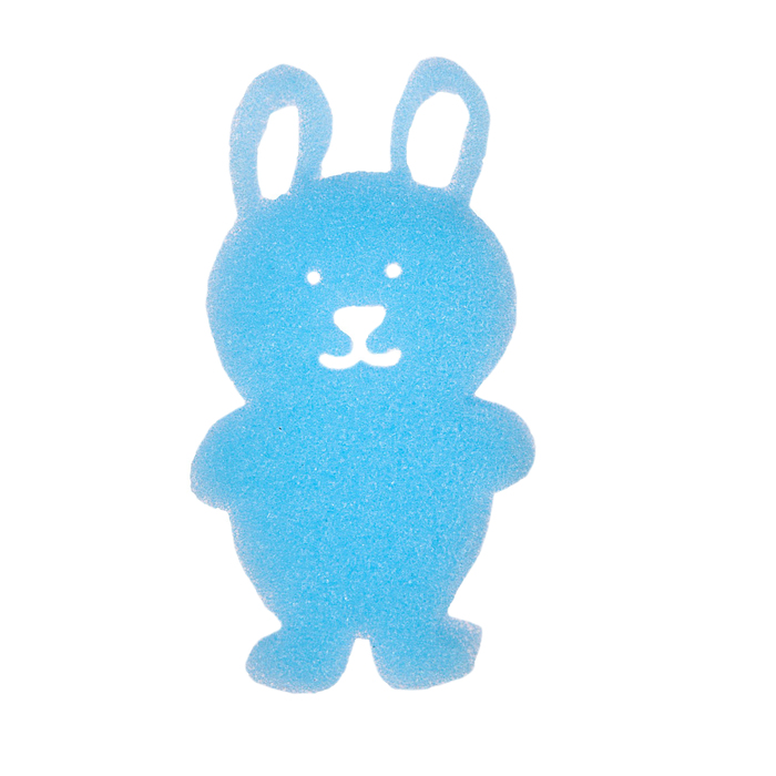 Детская губка-мочалка «Лесные друзья» для купания, игровой набор 4 шт.