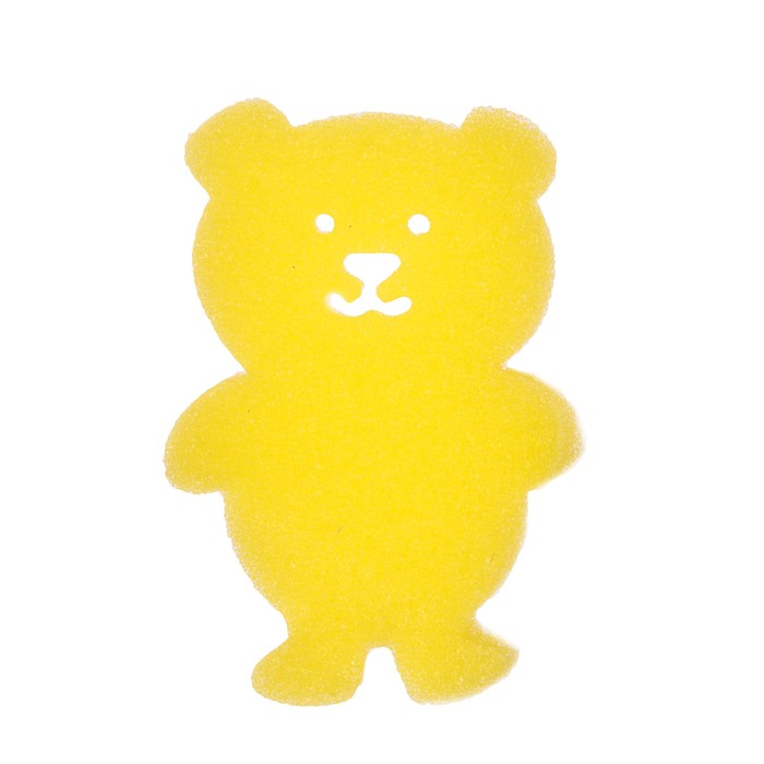 Детская губка-мочалка «Лесные друзья» для купания, игровой набор 4 шт.