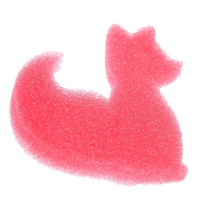 Детская губка-мочалка «Зверята» для купания, игровой набор 4 шт.