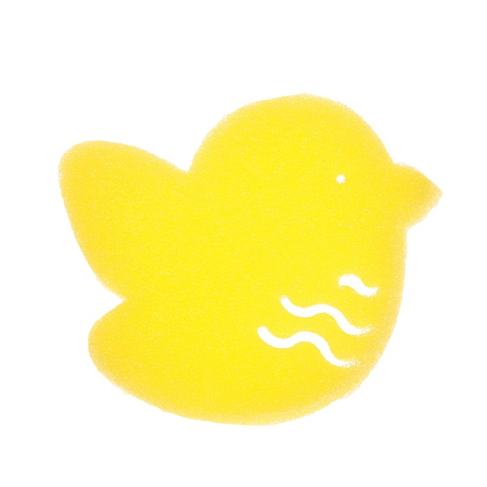 Детская губка-мочалка «Зверята» для купания, игровой набор 4 шт.