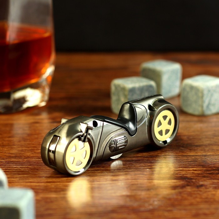 Зажигалка электронная, в виде мотоцикла, микс,(+USB провод) 1.5х2.5х8.5 см