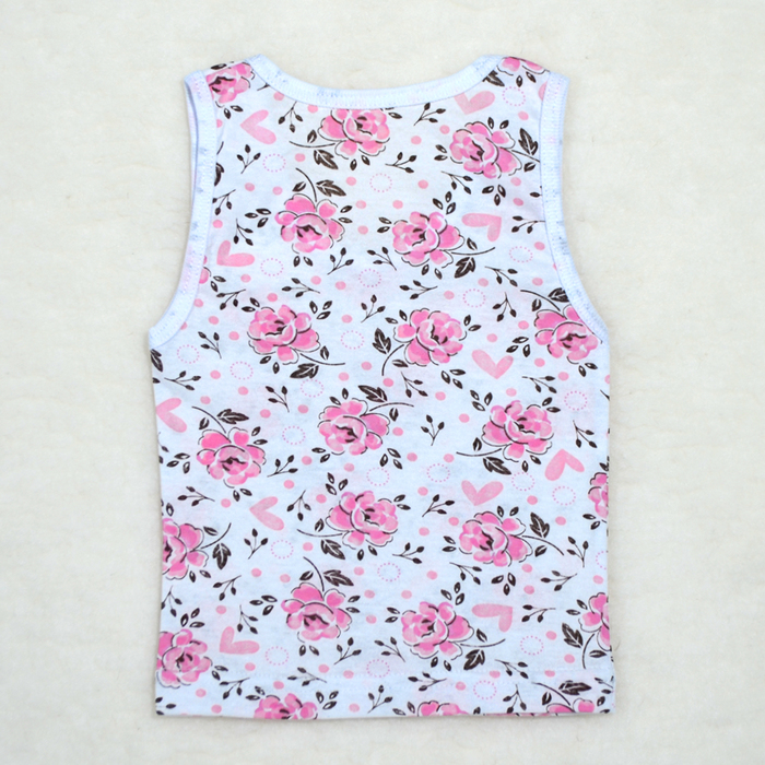 Майка для девочки, 09204-10, цвет микс, рост 68 см