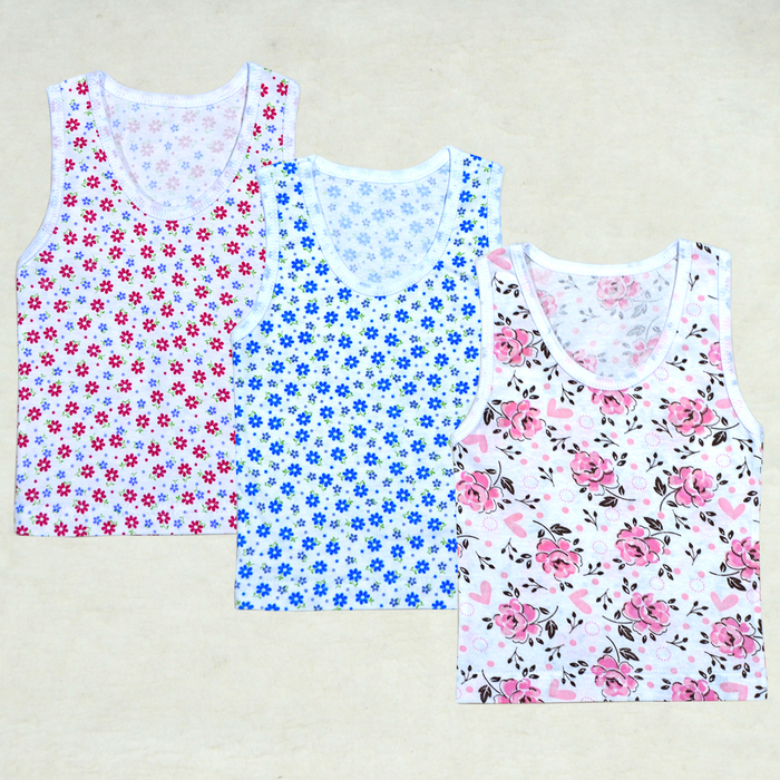 Майка для девочки, 09204-10, цвет микс, рост 68 см