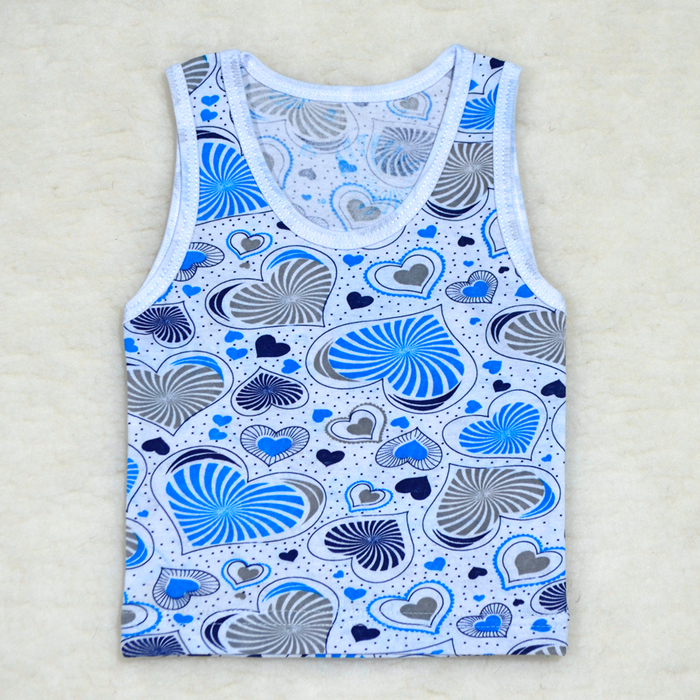 Майка для мальчика, 09204-10, цвет микс, рост 74 см