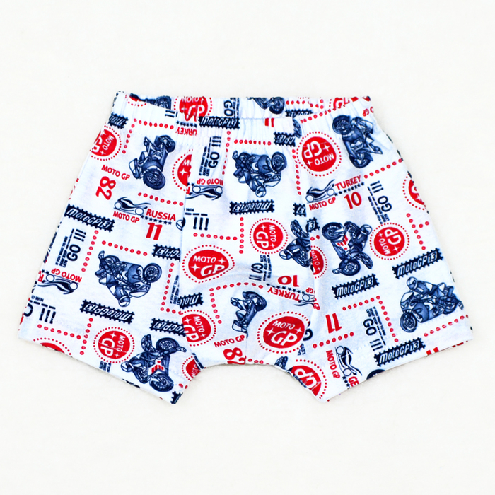 Трусы-боксеры для мальчика 09307-10 микс, рост 86 (60)