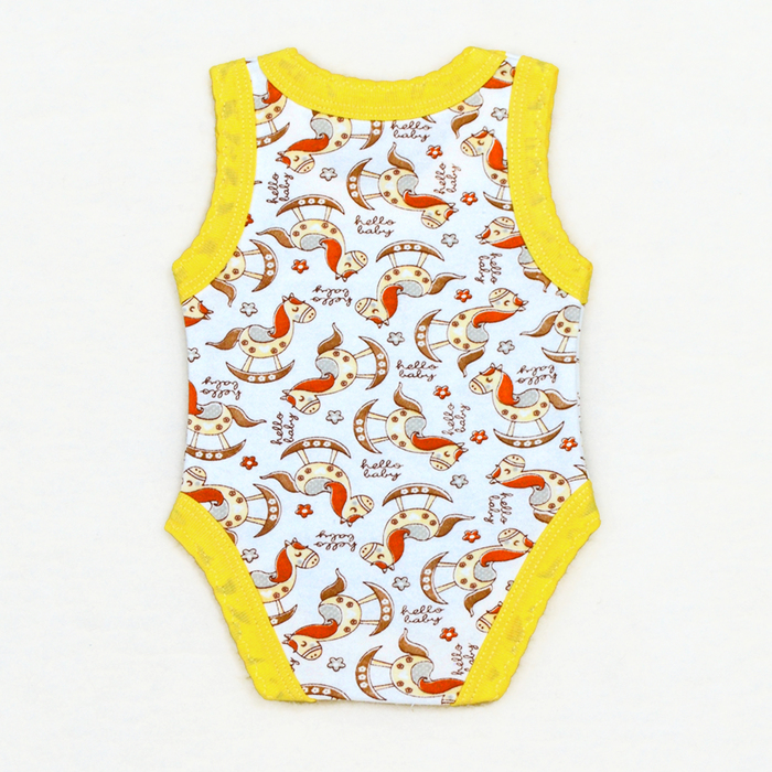 Майка-боди, 11101-12, цвет микс, рост 62 см