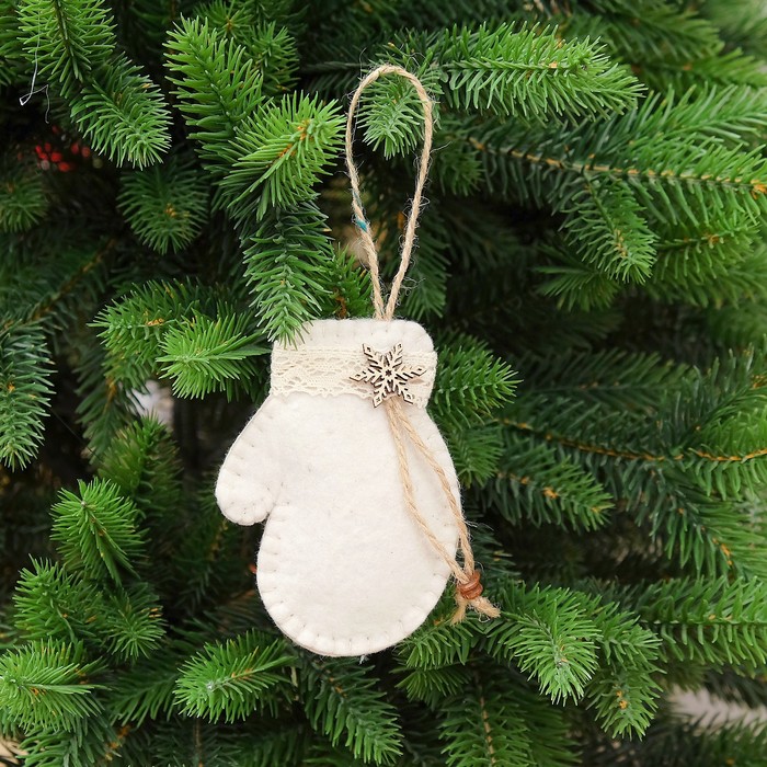 Набор ёлочных игрушек, 4 шт в упаковке, ручная работа