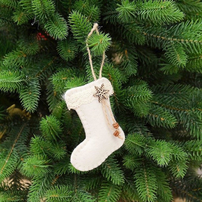 Набор ёлочных игрушек, 4 шт в упаковке, ручная работа