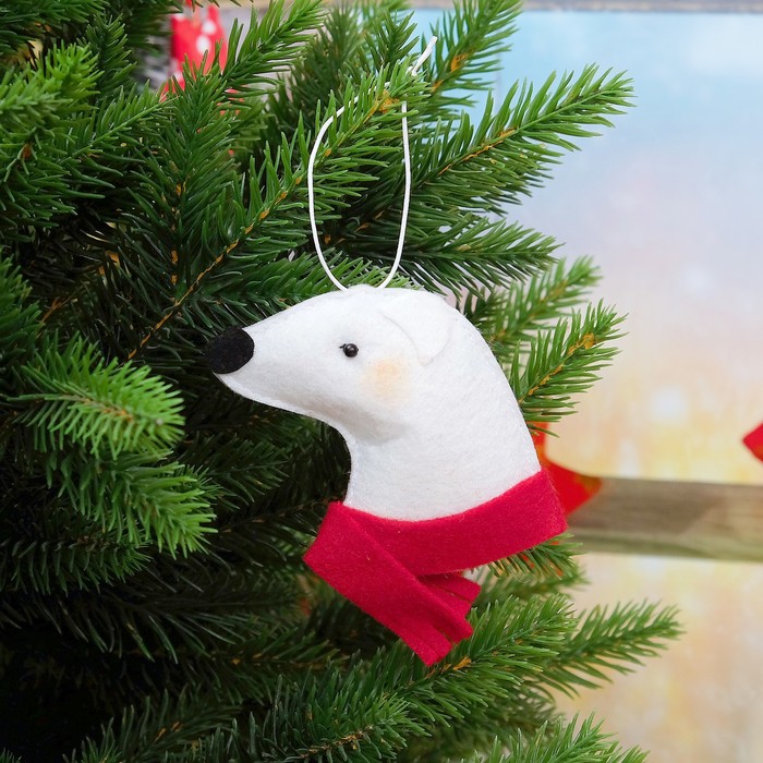 Набор ёлочных игрушек, 3 шт в упаковке, ручная работа