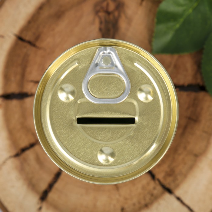 Копилка-банка металл "На домик у моря" 9,5х7,7х7,7 см