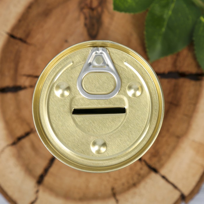 Копилка-банка металл "Чумачечие деньги" 9,5х7,7х7,7 см