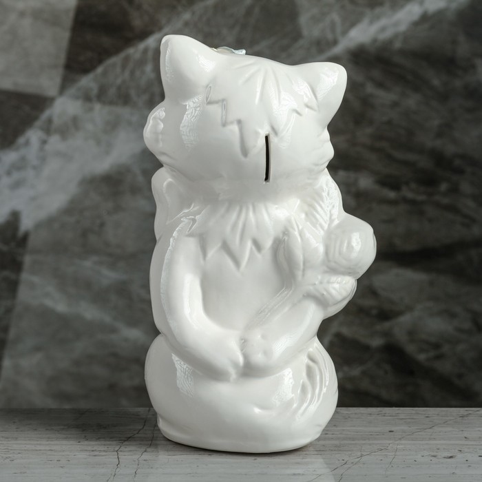 Копилка "Кот Романтик" лепка