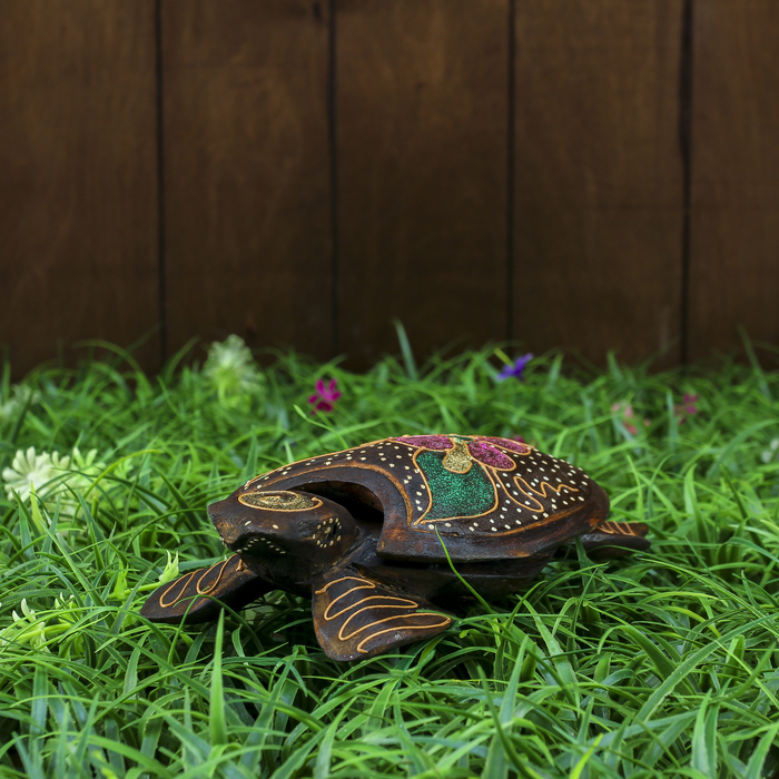 Набор сувенирный "Черепашка тайник"(12,15,20) 20х6х20 см