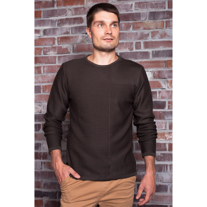 Джемпер мужской цвет серый, р-р 54 рост 188-194