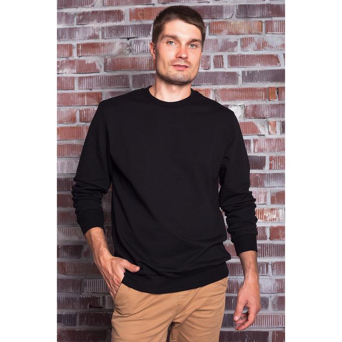 Свитшот мужской цвет чёрный, р-р 52-54 рост 188-194