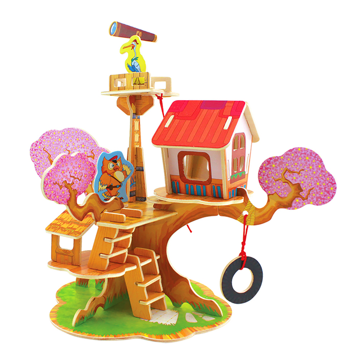 Сборные модели. Серия "Лесные домики. Дом сторожа"