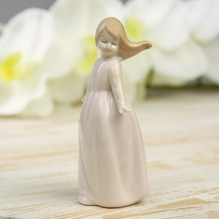 Сувенир керамика "Девочка капризуля" 10,7х4,7х5 см