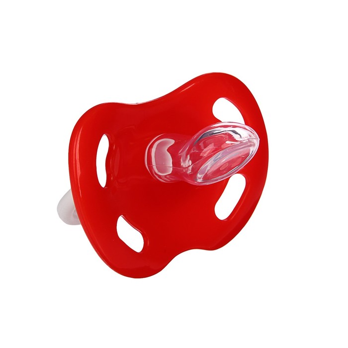 Пустышка силиконовая ортодонтическая «Снежинка», от 0 мес., подарочная упаковка, в новогоднем шаре