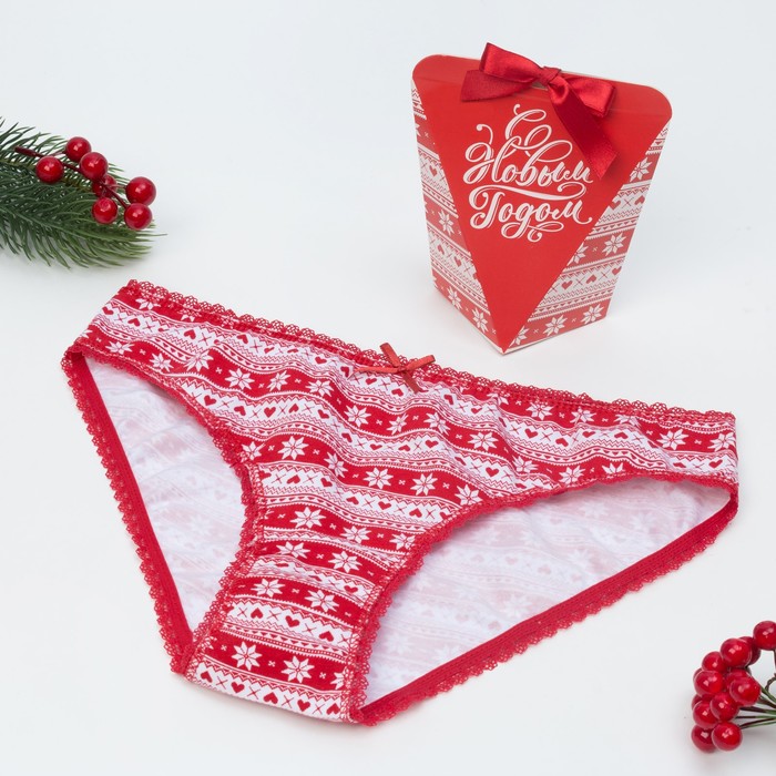 Трусы  женские слипы KAFTAN, красные, р-р S (42-44), хл. 95%; эл. 5%