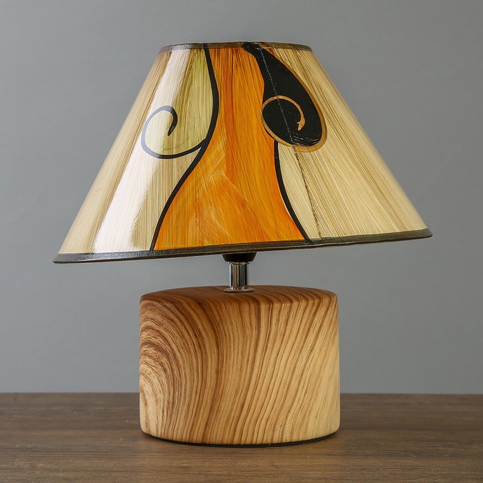 Лампа настольная "Берёзовый сок" Е14 40 Вт 28х16,3х16,3 см