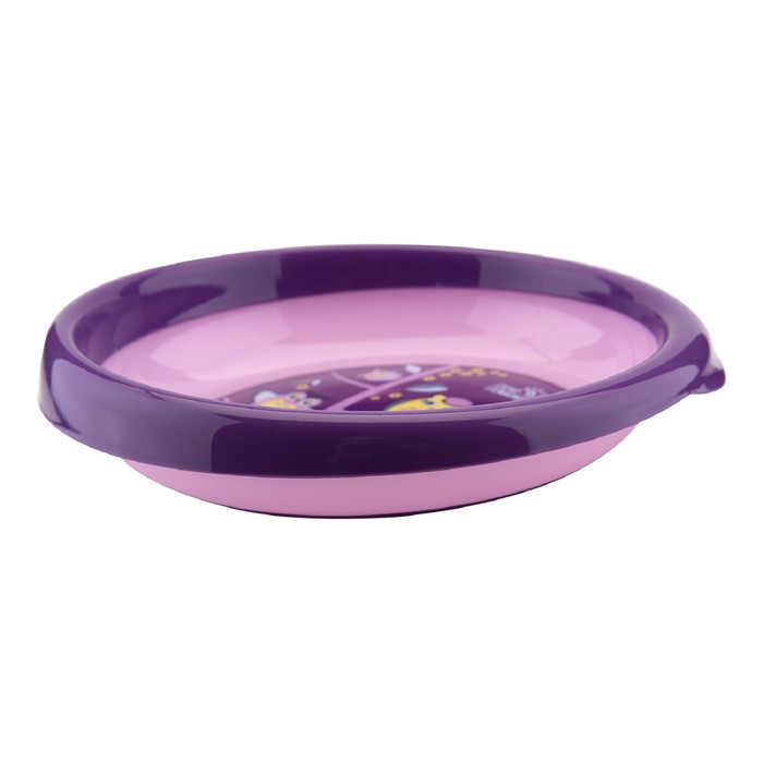 Тарелочка для вторых блюд «Совы»/«Еноты», от 4 мес., цвета МИКС