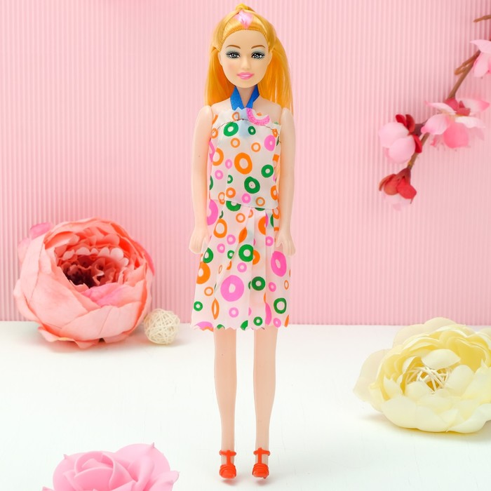 Кукла на подложке с аксессуарами «Лучшей подружке», МИКС