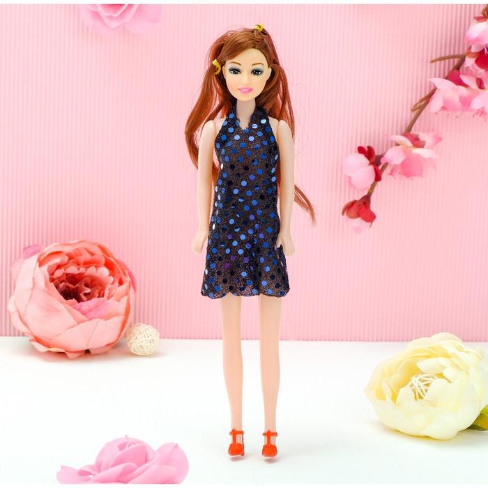 Кукла на подложке с аксессуарами «Любимой доченьке», МИКС