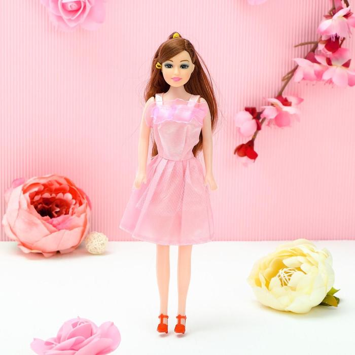 Кукла на подложке с аксессуарами «Любимой доченьке», МИКС