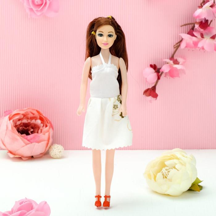 Кукла на подложке с аксессуарами «Любимой доченьке», МИКС