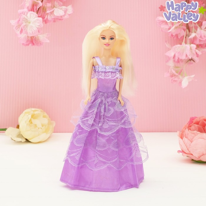 Кукла на подложке с аксессуарами «Настоящей принцессе», МИКС
