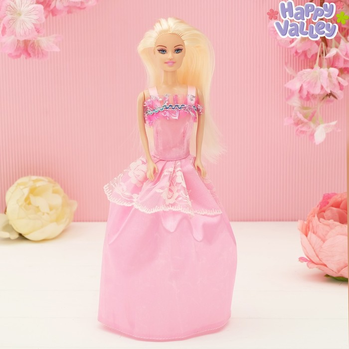 Кукла на подложке с аксессуарами «Настоящей принцессе», МИКС