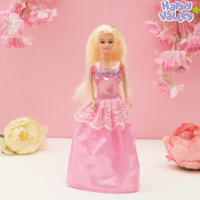 Кукла на подложке с аксессуарами «Самой модной», МИКС