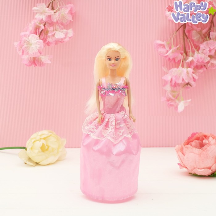 Кукла на подложке с аксессуарами «Самой модной», МИКС