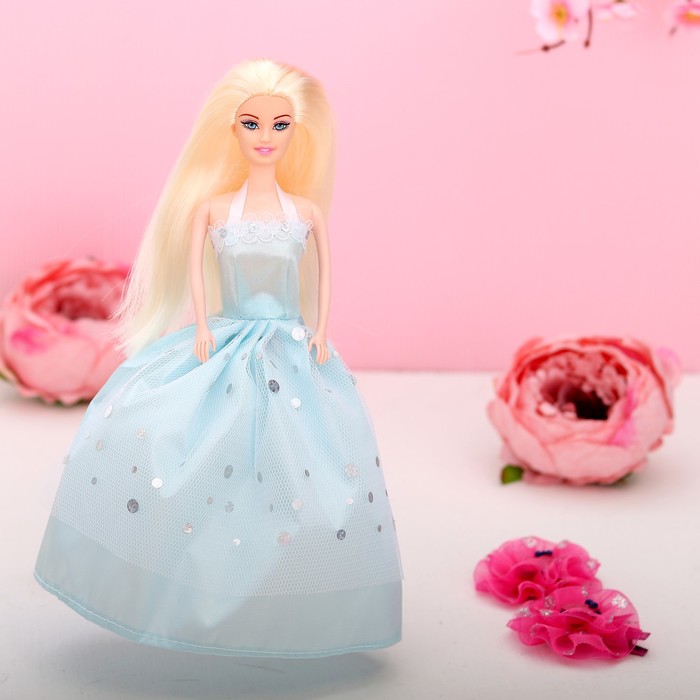 Кукла на подложке с аксессуарами «Самой модной», МИКС