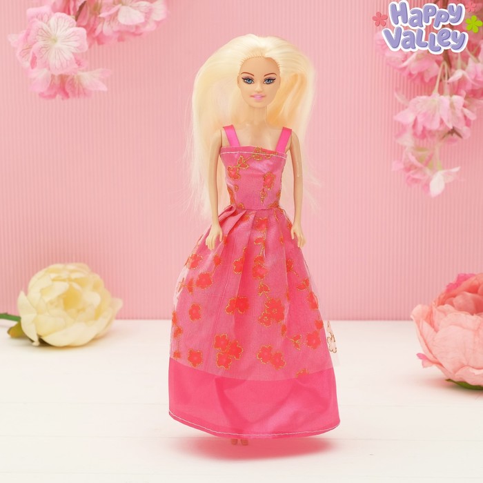 Кукла на подложке с аксессуарами «Самой стильной», МИКС