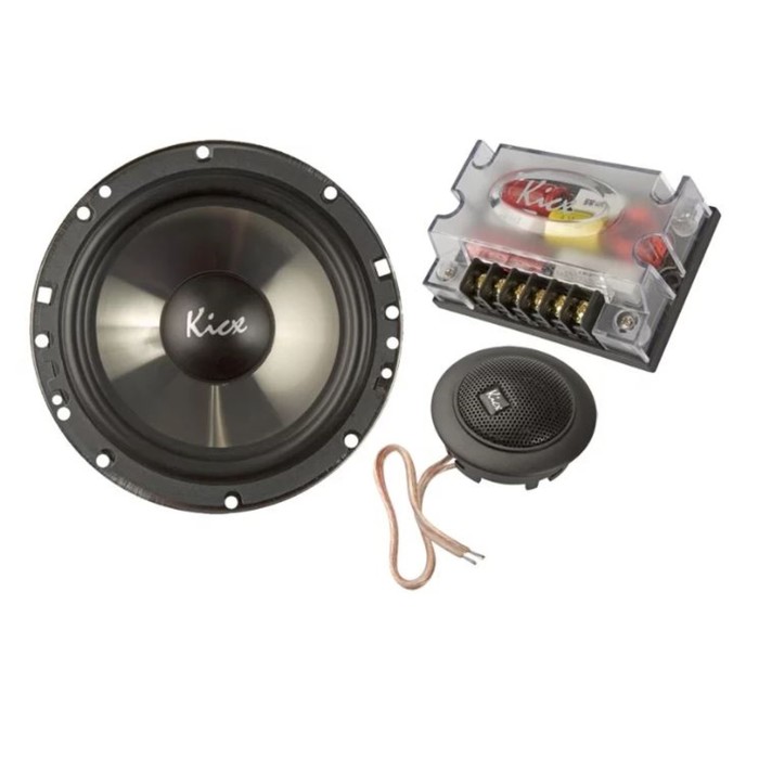 Акустическая система KICX ICQ 6.2, 16 см, 250 Вт, набор 2 шт