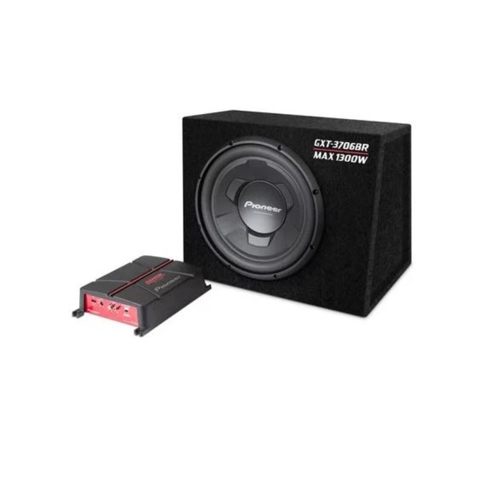 Набор усилитель + сабвуфер Pioneer GXT-3706BR, 12"