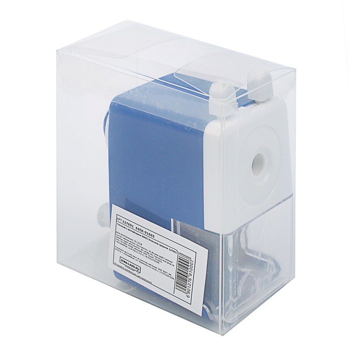 Точилка механическая с контейнером МИКС Классика средняя