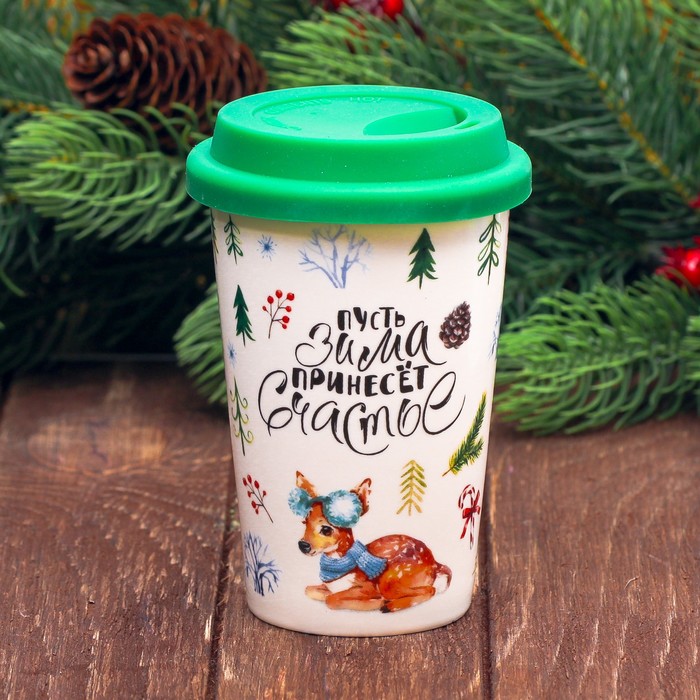 Набор "На счастье", копилка, стакан 300 мл