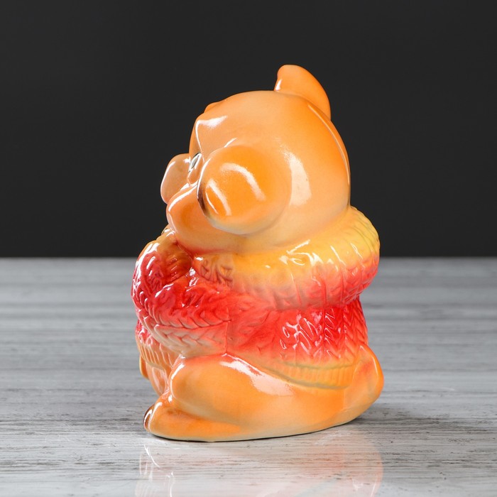 Копилка "Свинка Борька" глазурь, микс