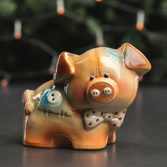 Копилка "Свинка Ласкуток" глазурь, микс