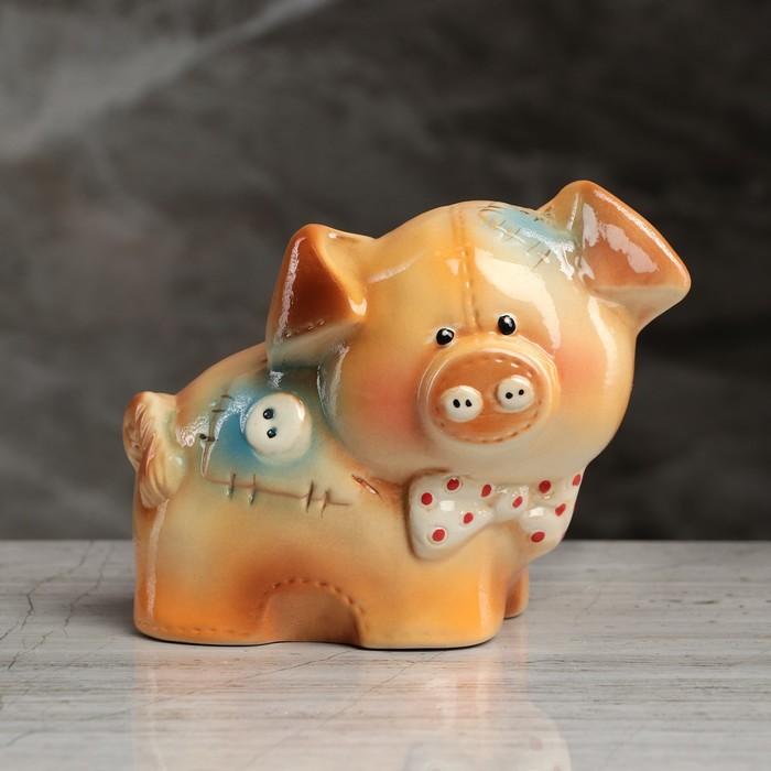 Копилка "Свинка Ласкуток" глазурь, микс