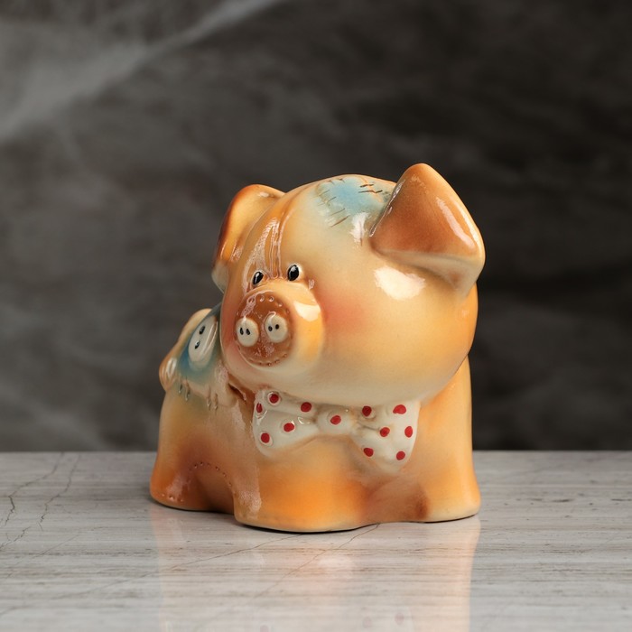 Копилка "Свинка Ласкуток" глазурь, микс