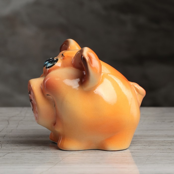 Копилка "Свинка Персик" глазурь, микс